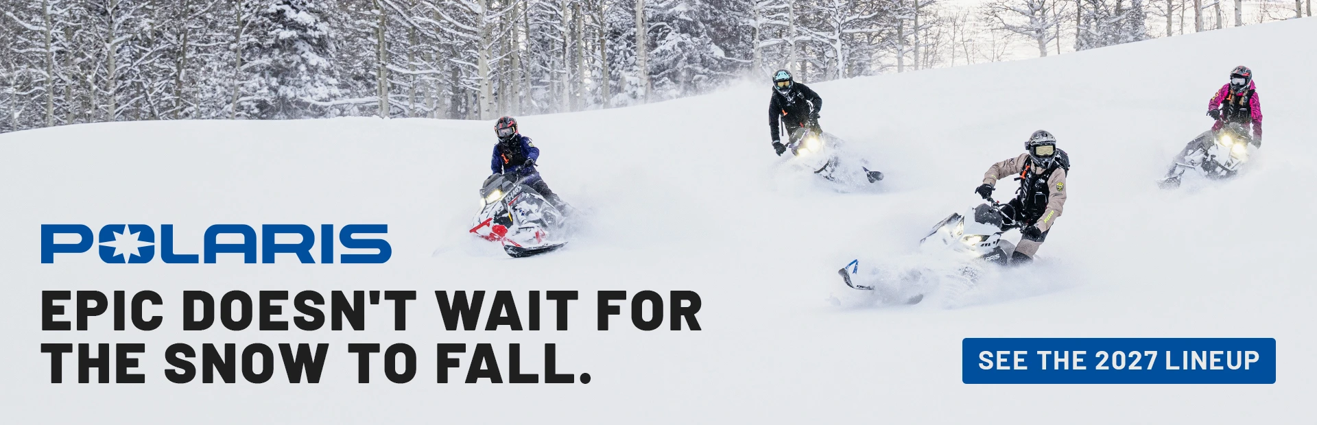 Explore the 2027 Polaris Snowmobile Lineup